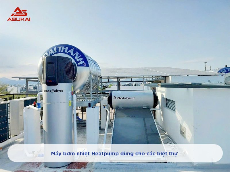 giải pháp nước nóng cho các công trình biệt thự