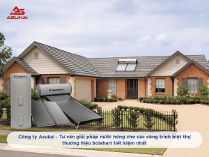 giải pháp nước nóng cho các công trình biệt thự