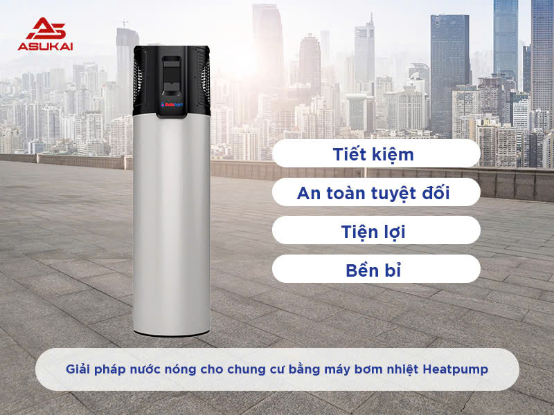 Có lắp được nước nóng năng lượng mặt trời cho chung cư không?