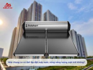 Có lắp được nước nóng năng lượng mặt trời cho chung cư không?