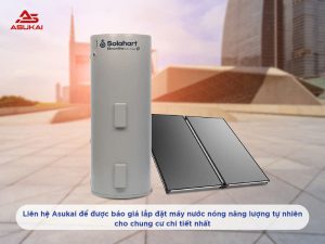 Giá lắp đặt máy nước nóng năng lượng tự nhiên cho chung cư