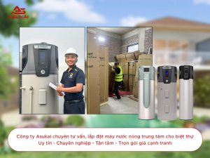 hệ thống nước nóng trung tâm cho biệt thự