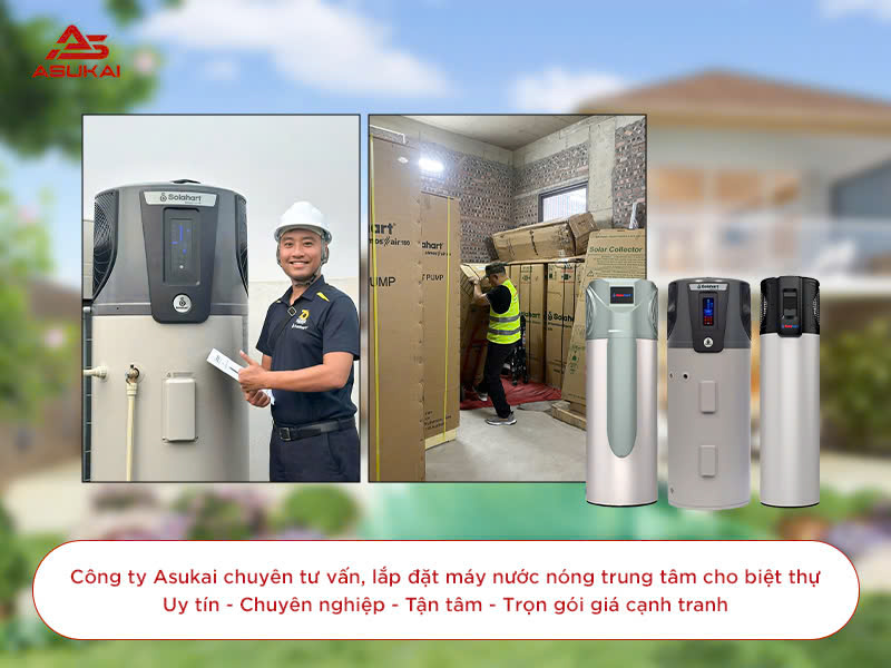 Tư vấn lắp đặt máy nước nóng trung tâm