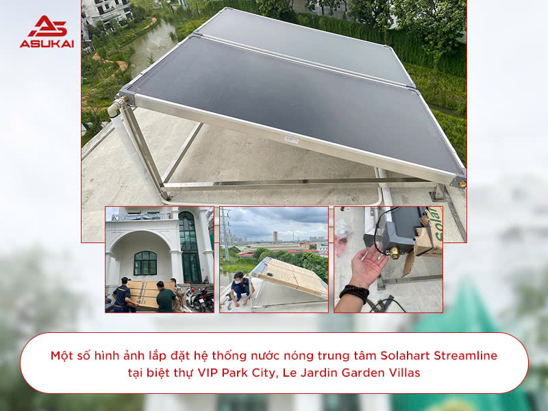 Hệ thống nước nóng trung tâm cho biệt thự