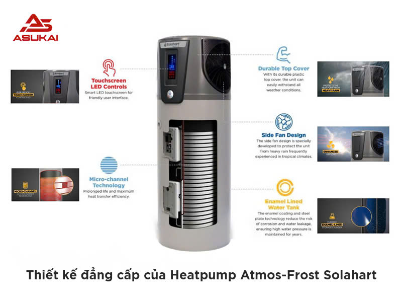 Heatpump Atmos-Frost Solahart: Đẳng cấp nước nóng trung tâm từ Úc