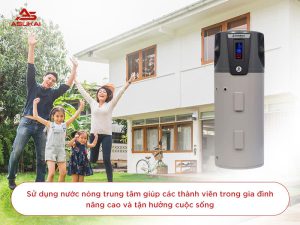nước nóng trung tâm gia đình