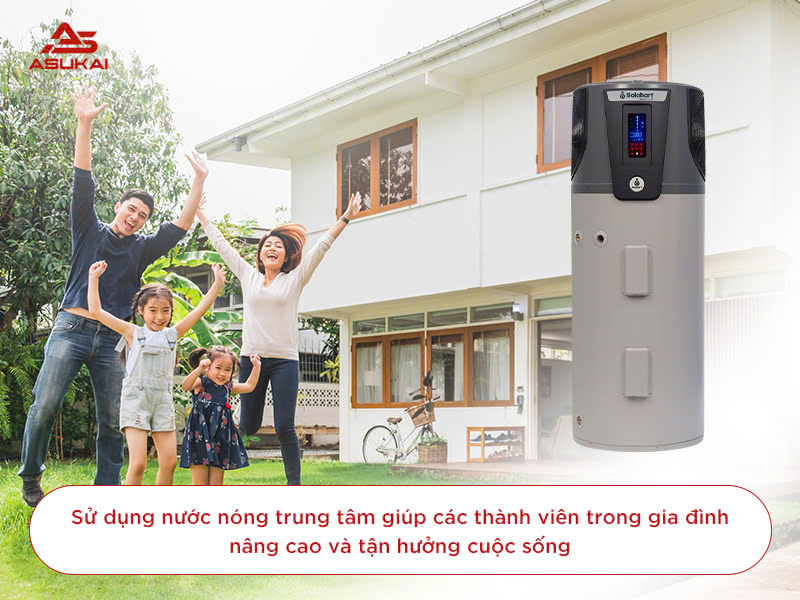 nước nóng trung tâm gia đình