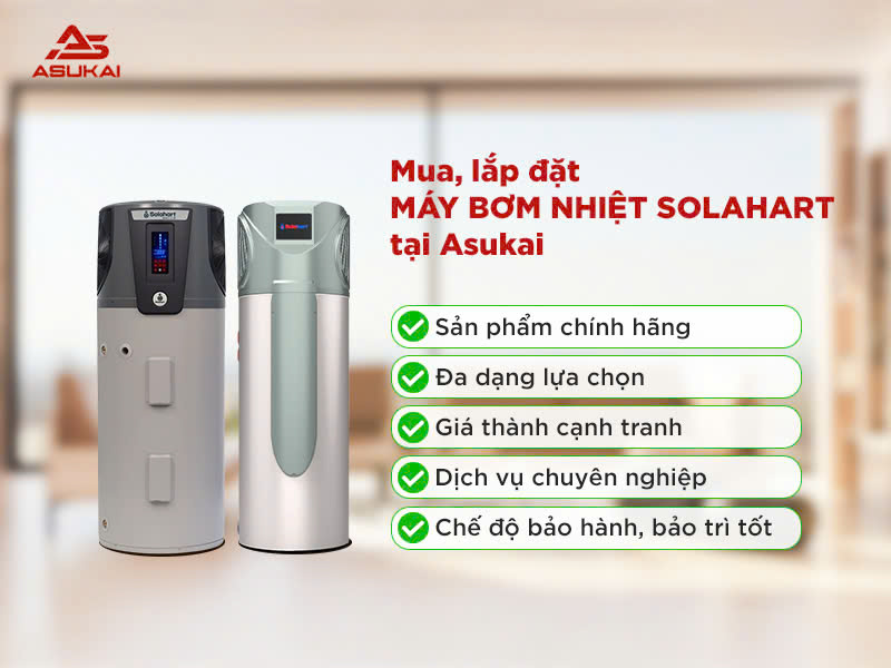 Có nên đầu tư mua máy bơm nhiệt Solahart không?